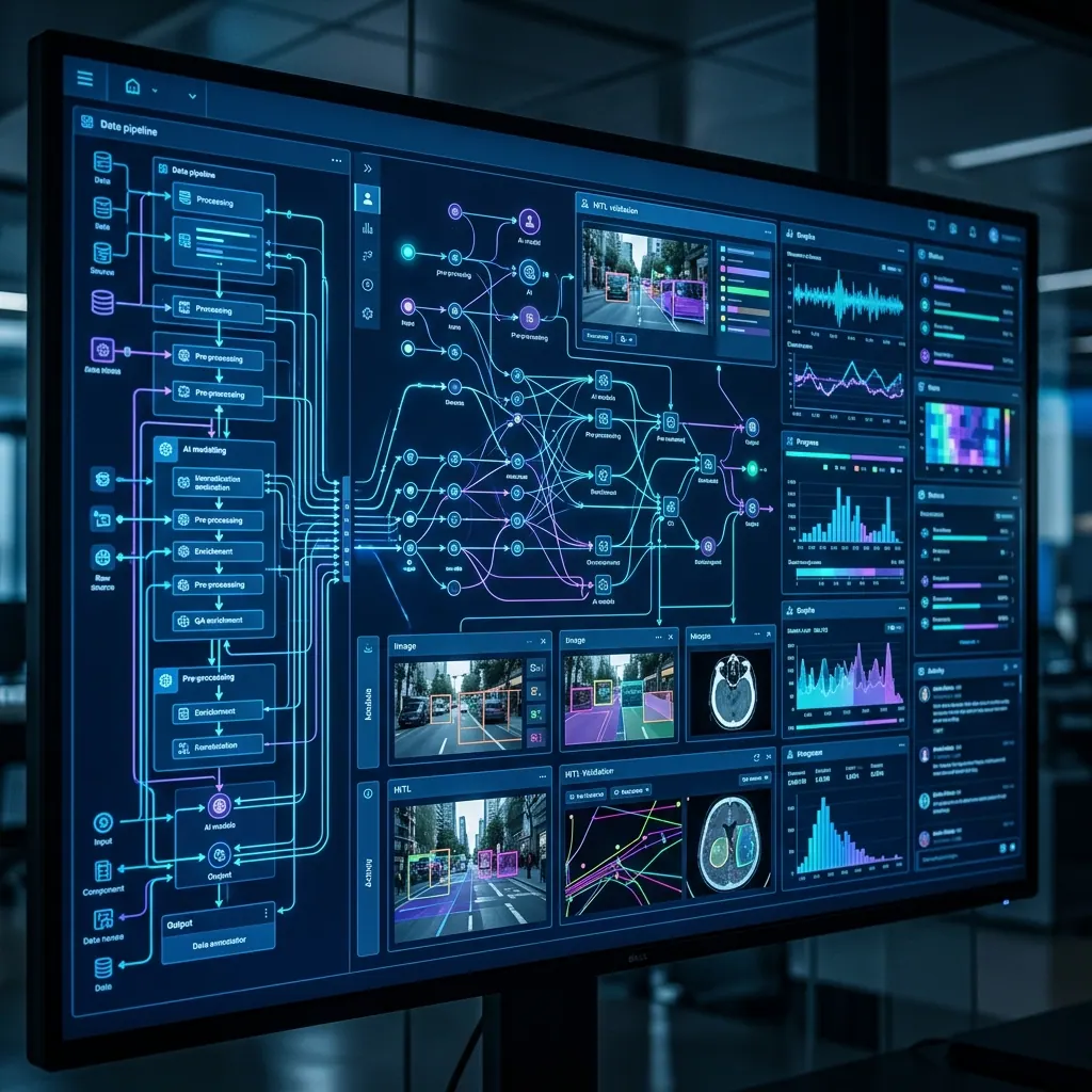 Custom Enterprise AI Data Annotation Workflow Dashboard