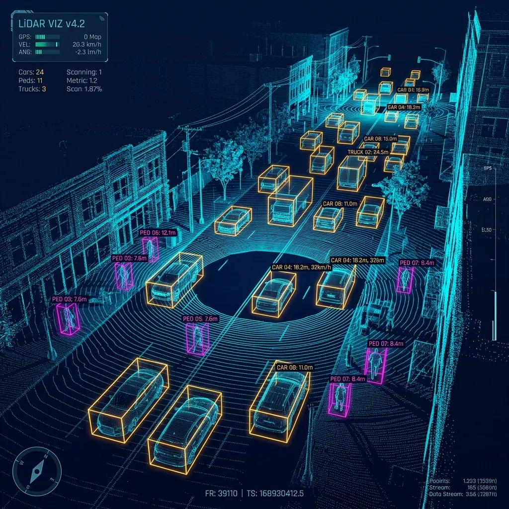 LiDAR annotation for autonomous perception